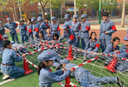 郑州经开区实验小学举行红色运动会