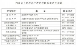 河南省2023年下半年自学考试报名须知