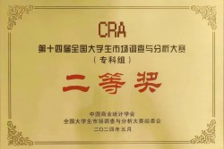 郑州城市职业学院荣获全国大学生市场调查与分析大赛全国二等奖